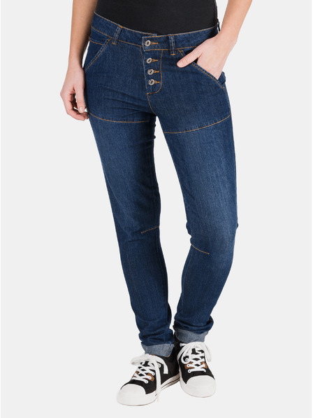 Sam 73 Tmavomodré dámske slim fit džínsy SAM 73
