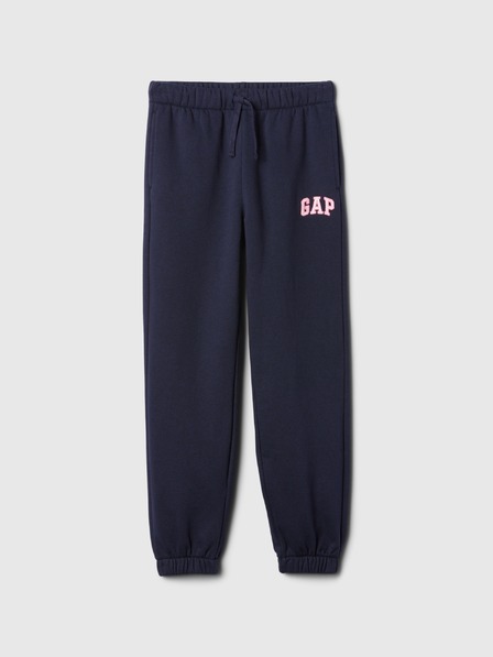GAP Detské tepláky fleece logo army GAP