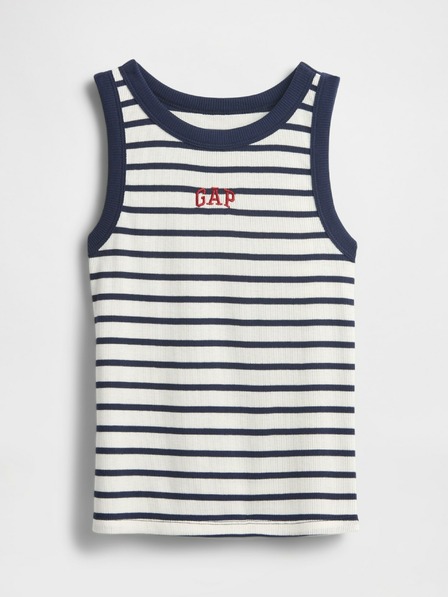 GAP Detské rebrované tielko s logom GAP