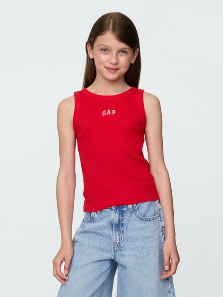 GAP Detské rebrované tielko s logom GAP