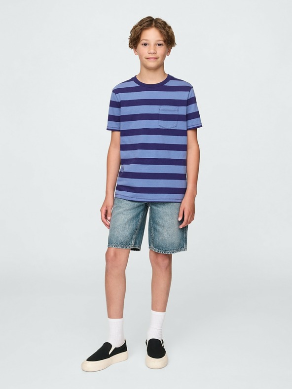 GAP Detské džínsové kraťasy '90s Loose UltraSoft Americana GAP