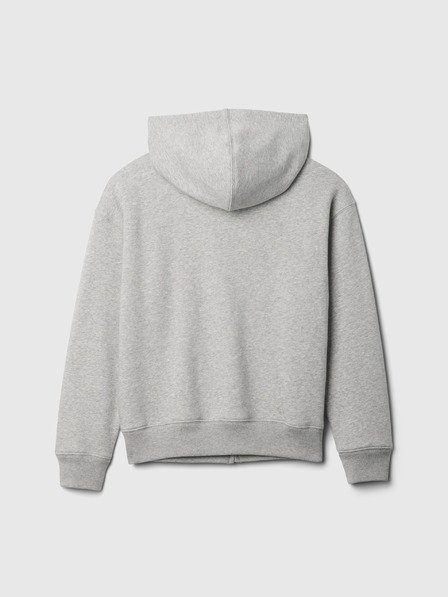 GAP Detská mikina s logom a fleece GAP