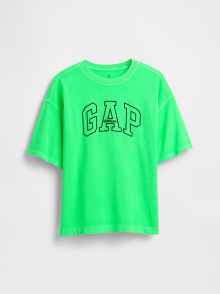 GAP Detské oversize tričko Heavyweight Athletic Logo GAP