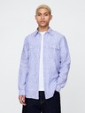 GAP Ľanová košeľa Classic Shirt GAP