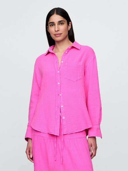 GAP Mušelínová košeľa oversize GAP