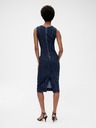 GAP Džínsové midi šaty GapStudio by Zac Posen GAP