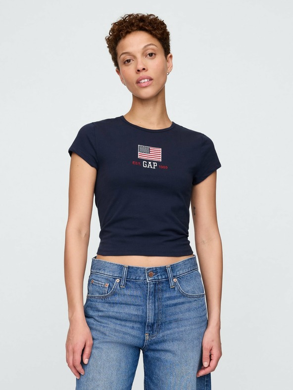 GAP Crop tričko Americana GAP