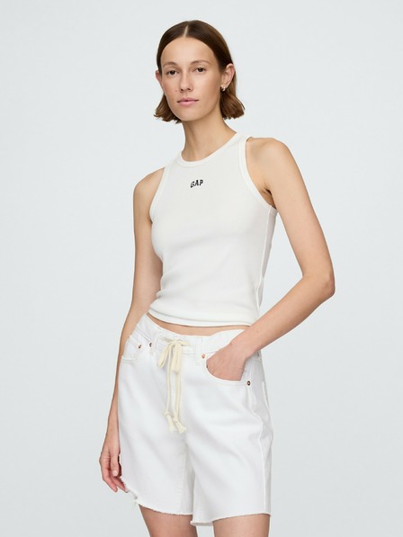 GAP Rebrovaný top s logom Americana GAP