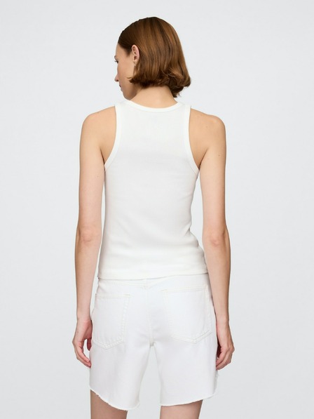GAP Rebrovaný top s logom Americana GAP