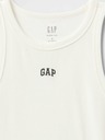 GAP Rebrovaný top s logom Americana GAP