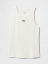 GAP Rebrovaný top s logom Americana GAP