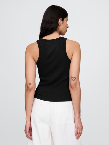 GAP Rebrovaný top s logom Americana GAP