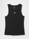 GAP Rebrovaný top s logom Americana GAP
