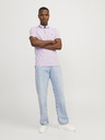 Jack & Jones Svetlo ružové pánske polo tričko Jack & Jones