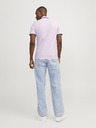 Jack & Jones Svetlo ružové pánske polo tričko Jack & Jones