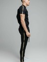 Siksilk Čierne pánske tričko SikSilk