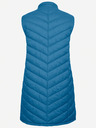 Fransa Blue Women's Quilted Vest Fransa
