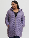 Fransa Purple Women's Quilted Jacket Fransa