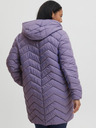 Fransa Purple Women's Quilted Jacket Fransa