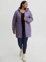 Fransa Purple Women's Quilted Jacket Fransa