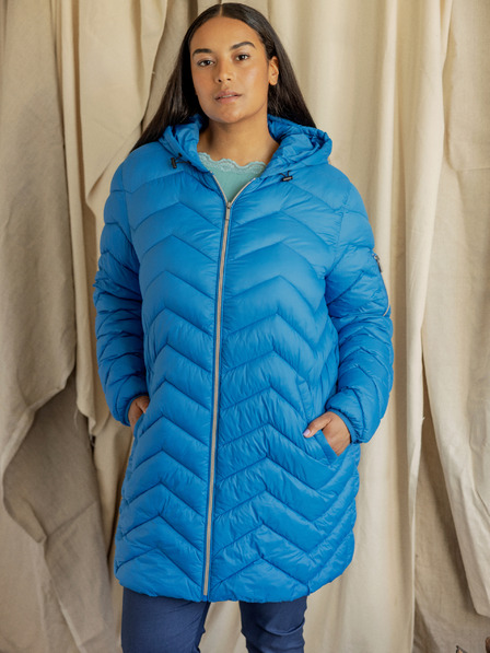 Fransa Blue Women's Quilted Jacket Fransa