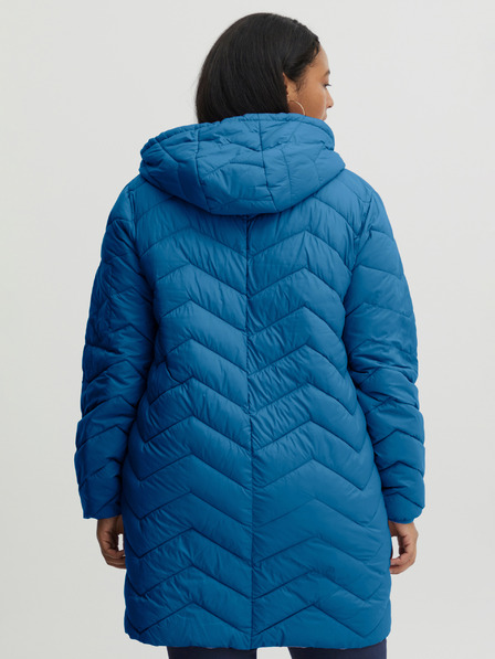 Fransa Blue Women's Quilted Jacket Fransa