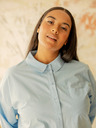 Fransa Light Blue Women's Shirt Fransa