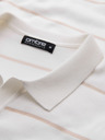 Ombre Clothing Pánska polokošeľa z viskózy s vodorovnými pruhmi Ombre Clothing