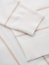 Ombre Clothing Pánska polokošeľa z viskózy s vodorovnými pruhmi Ombre Clothing